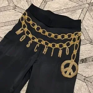 パンツ MOSCHINO Women Pants 251K1033932250320 Gold Moschino | Pants & Jumpsuits | Hm Moschino Sweatpants Chain